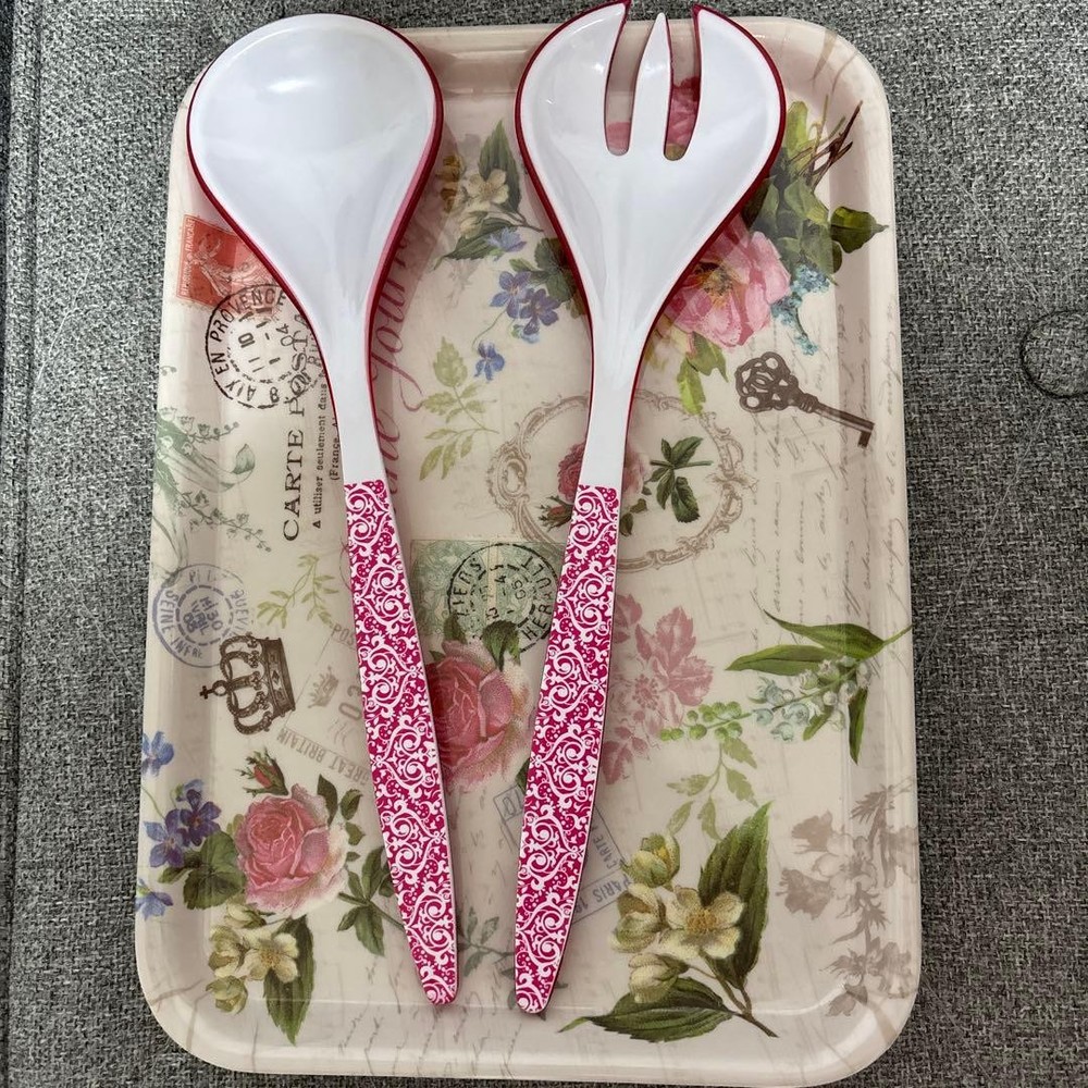 FrancoFunkan Italy Spoon Fork Serving Set No Tray