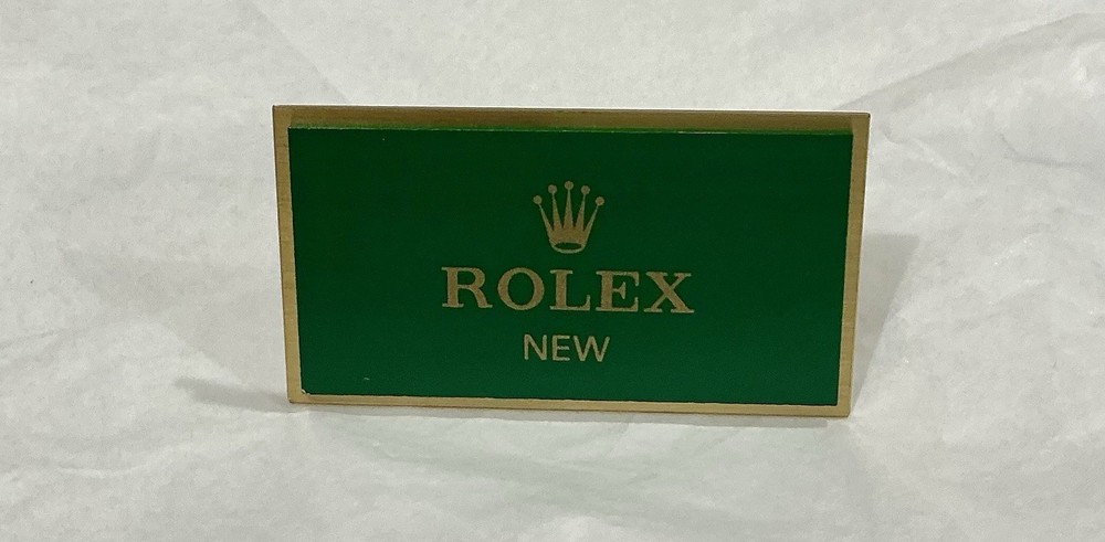 Authentic Rolex “NEW” Display Plaque OEM MINT Condition