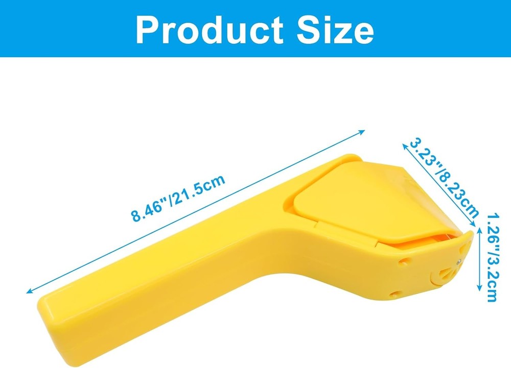 Manual Lemon Lime Squeezer Fold Flat Citrus Juicer Hand Press Space Saving Yello
