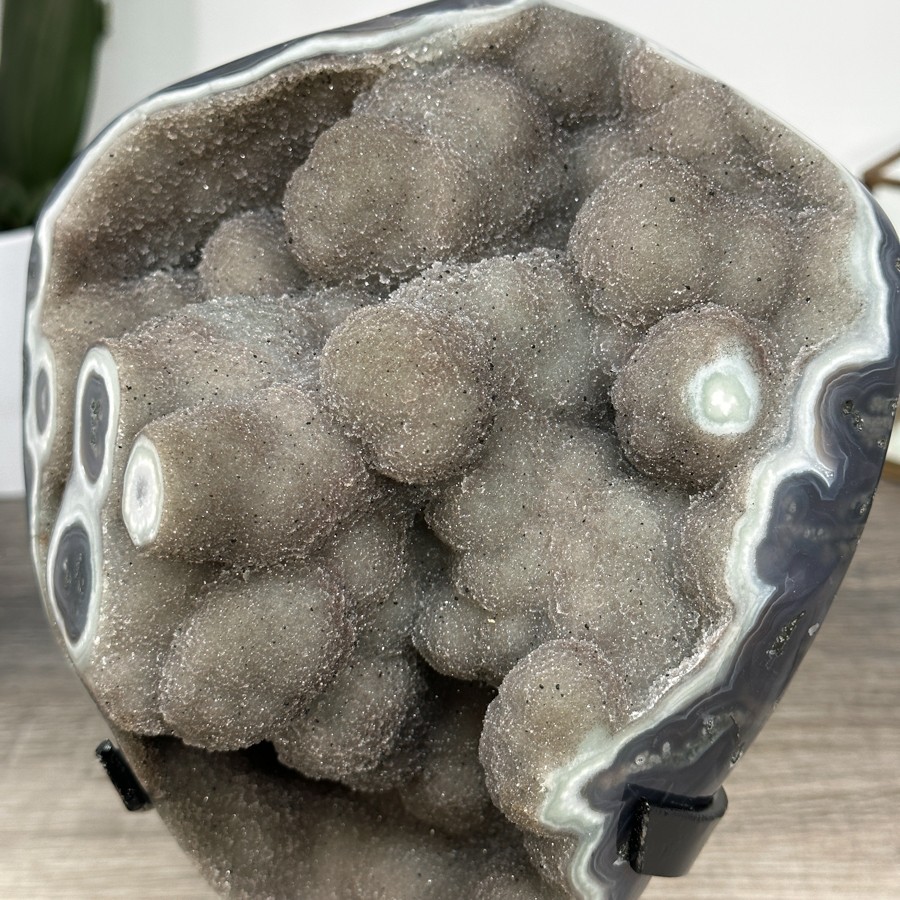 Unique Natural Agate & Jasper Crystal Formaition on Stand. MWS2559