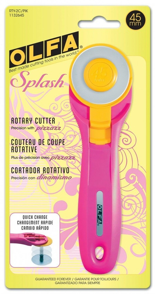 Olfa Splash PINK 45mm Rotary Cutter