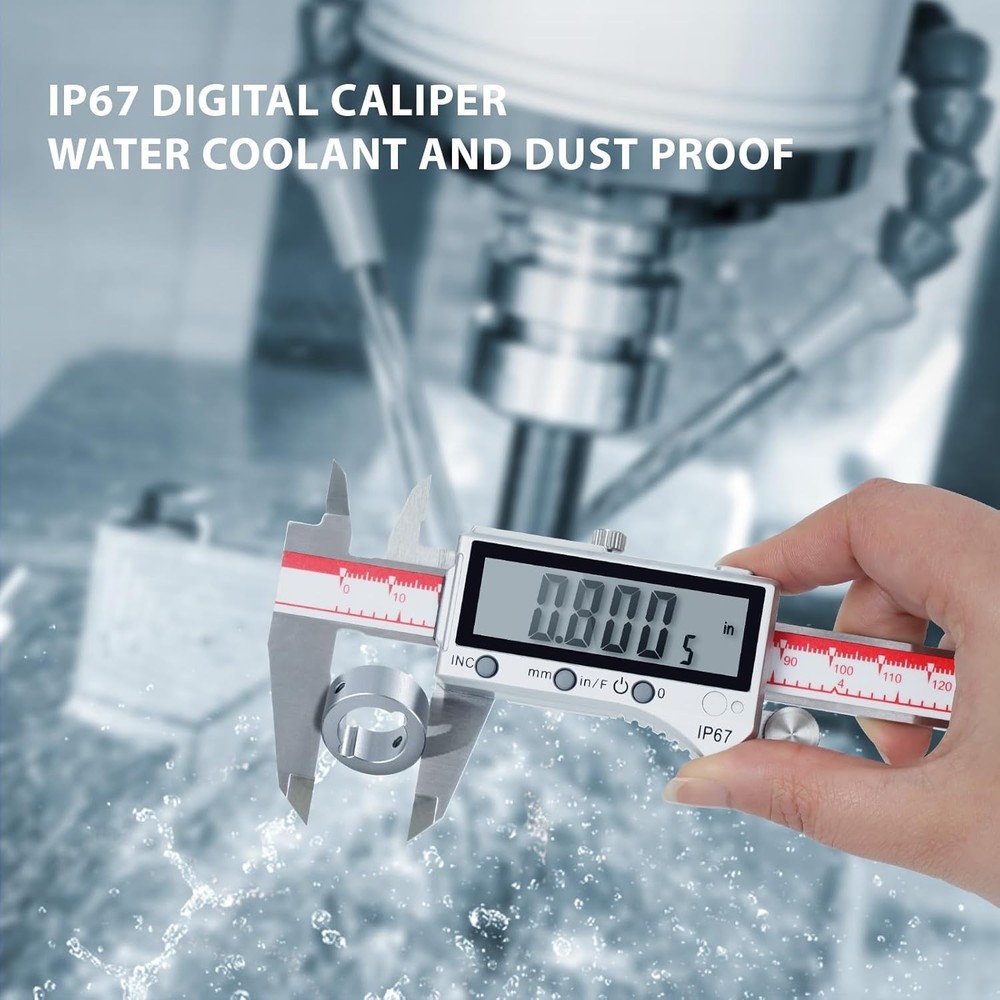 Precision Bluetooth Caliper, Inch/Metric/Fraction Conversion