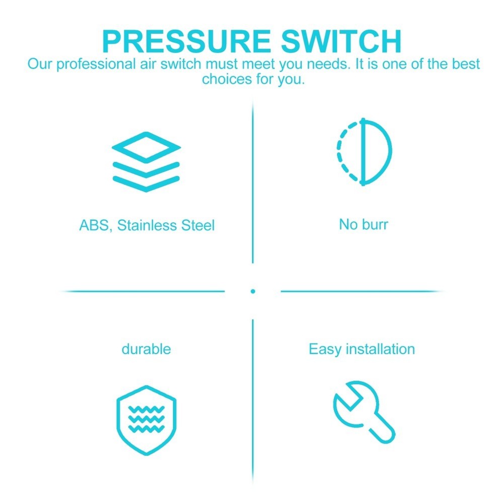 Pressure Switch 25mm Air Activated Stainless Steel Button For Garbage Disposal