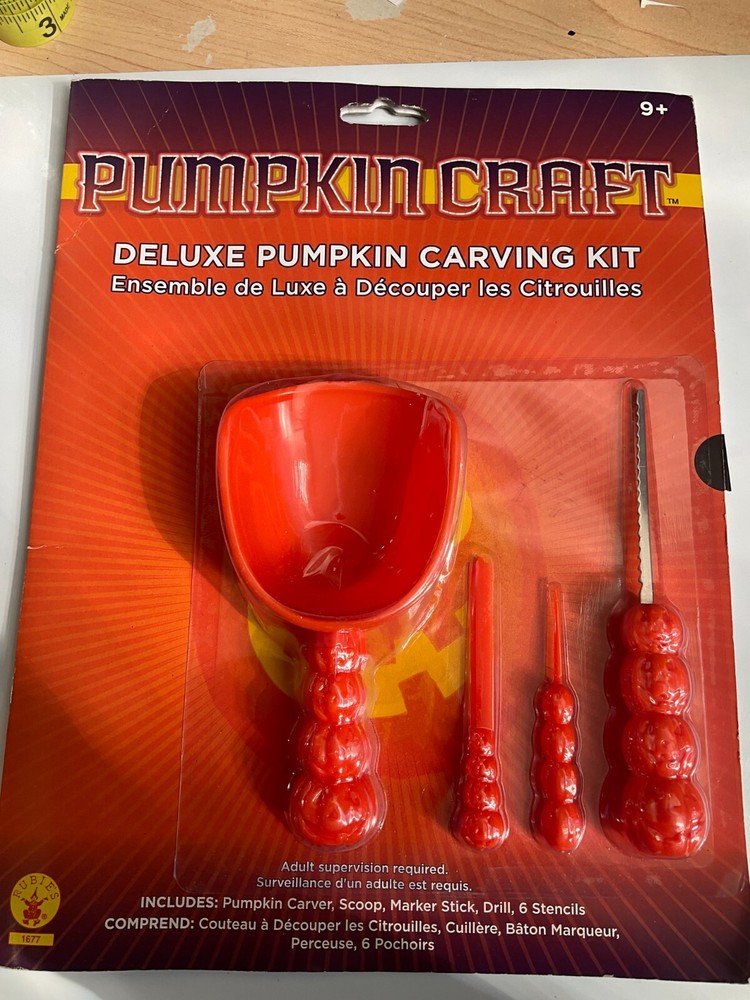 Deluxe Pumpkin Carving Kit with Stencils