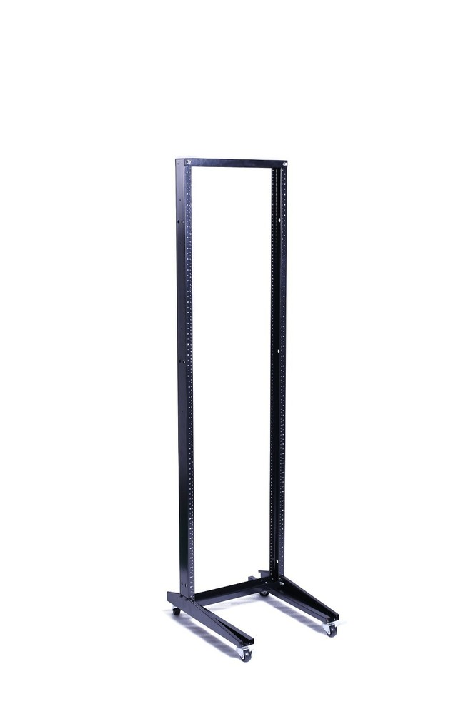 42U Movable 19inch 2 Post Open Frame Heavy Duty IT Network Data Server Rack