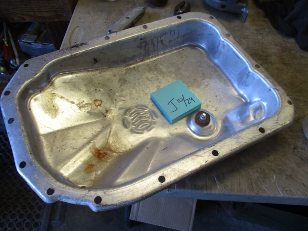 NOS Oil Pan w/Drain Plug, for Transmission 4L80E in HMMWV, etc.