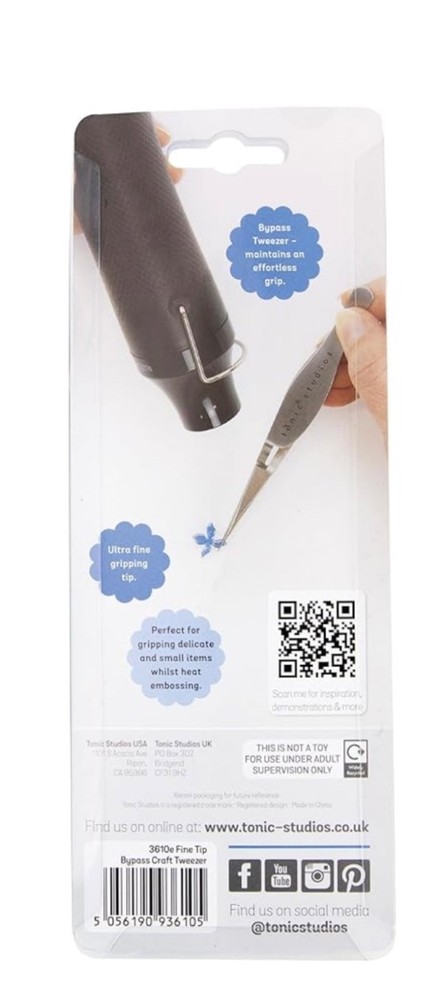 Tonic Studios Fine Tip Bypass Craft Tweezer