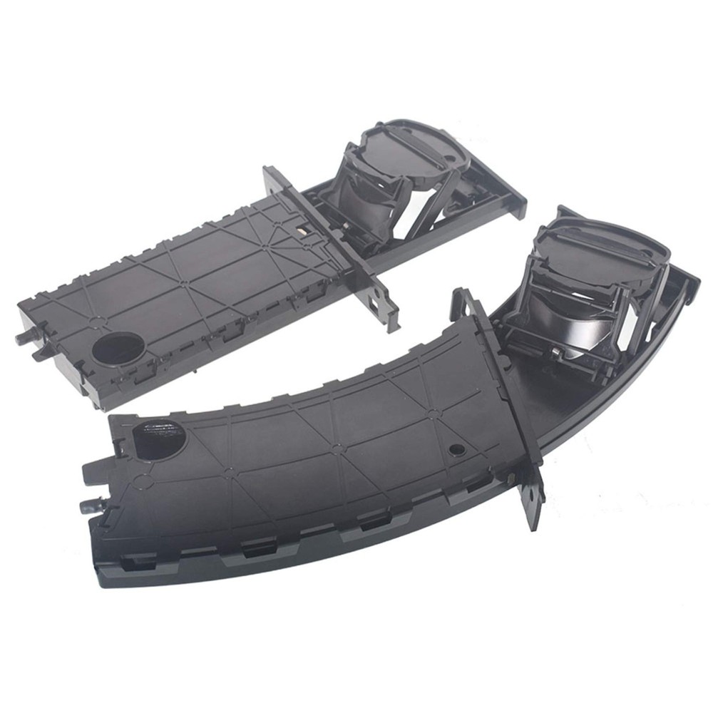 Cup Holder Divers and Passenger Side Black Retractable Replacement for E90
