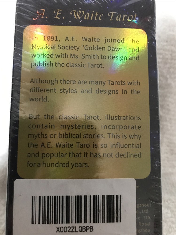 A. E. Waite Classic Tarot Deck With Guidebook