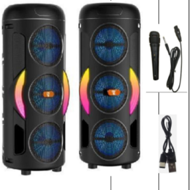 BT Party Bluetooth Speaker System Big Led Portable Stereo Tailgate Loud