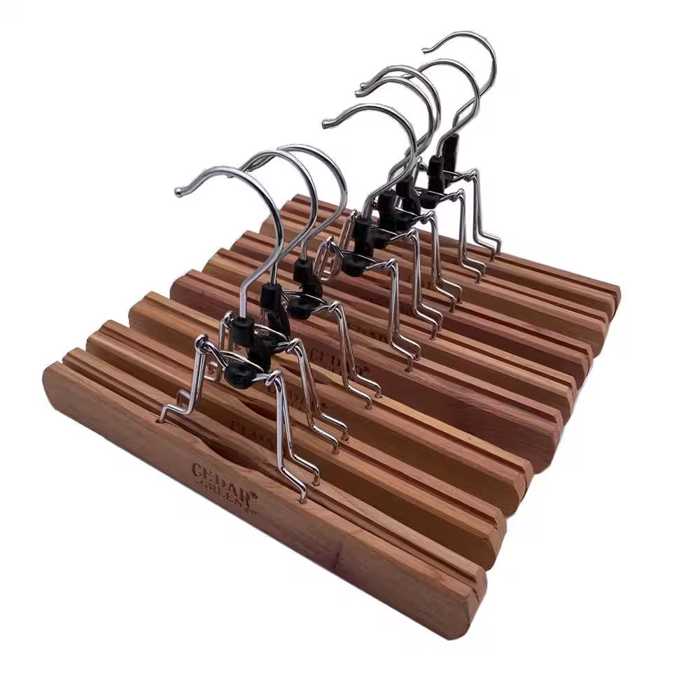 Cedar Cedar Pants Hangers 8-Pack