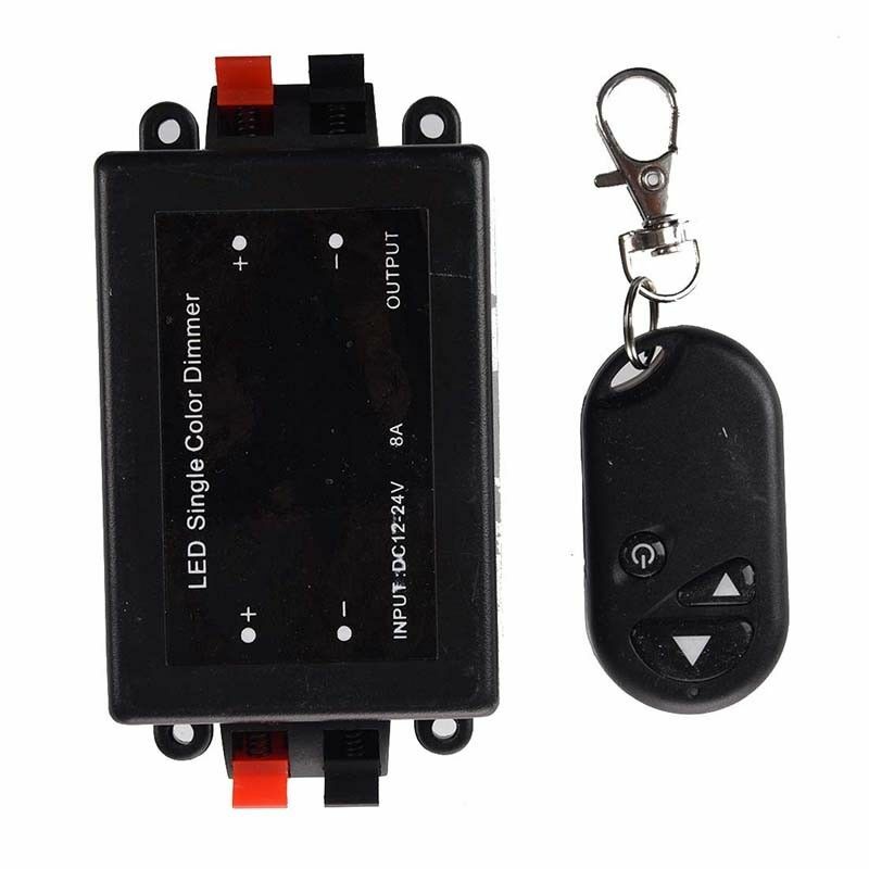 DC12/24V Single Color LED Wireless Dimmer Controller+RF remote control RF RC0697