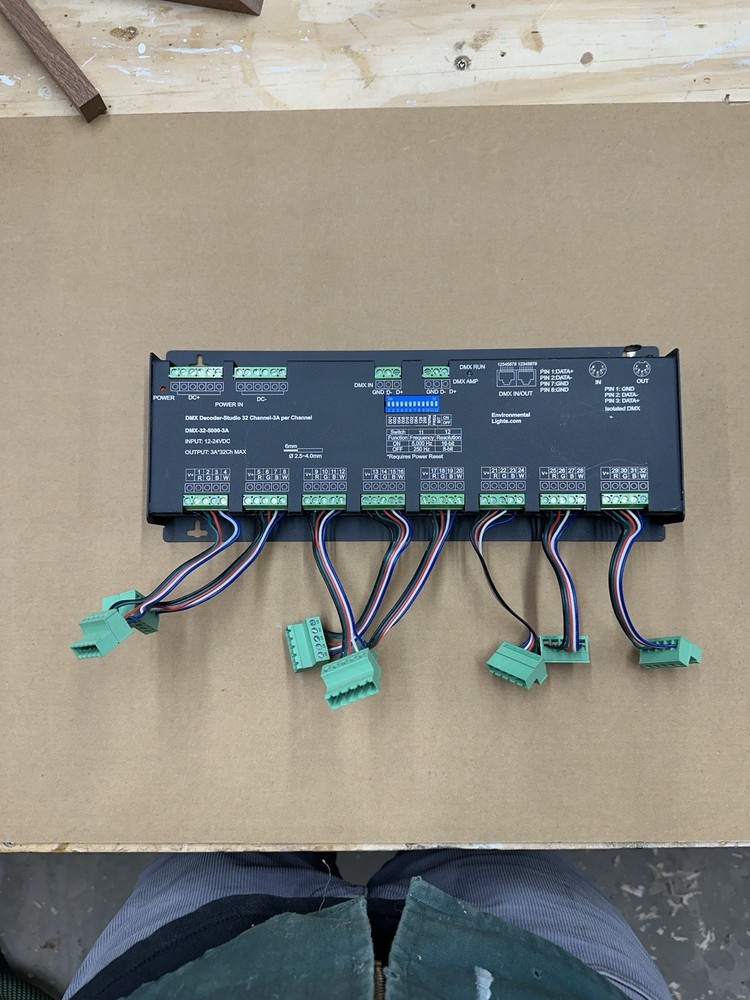 32 Channel Lighting Decoder Dmx-32-5000-3a Environmental Lights