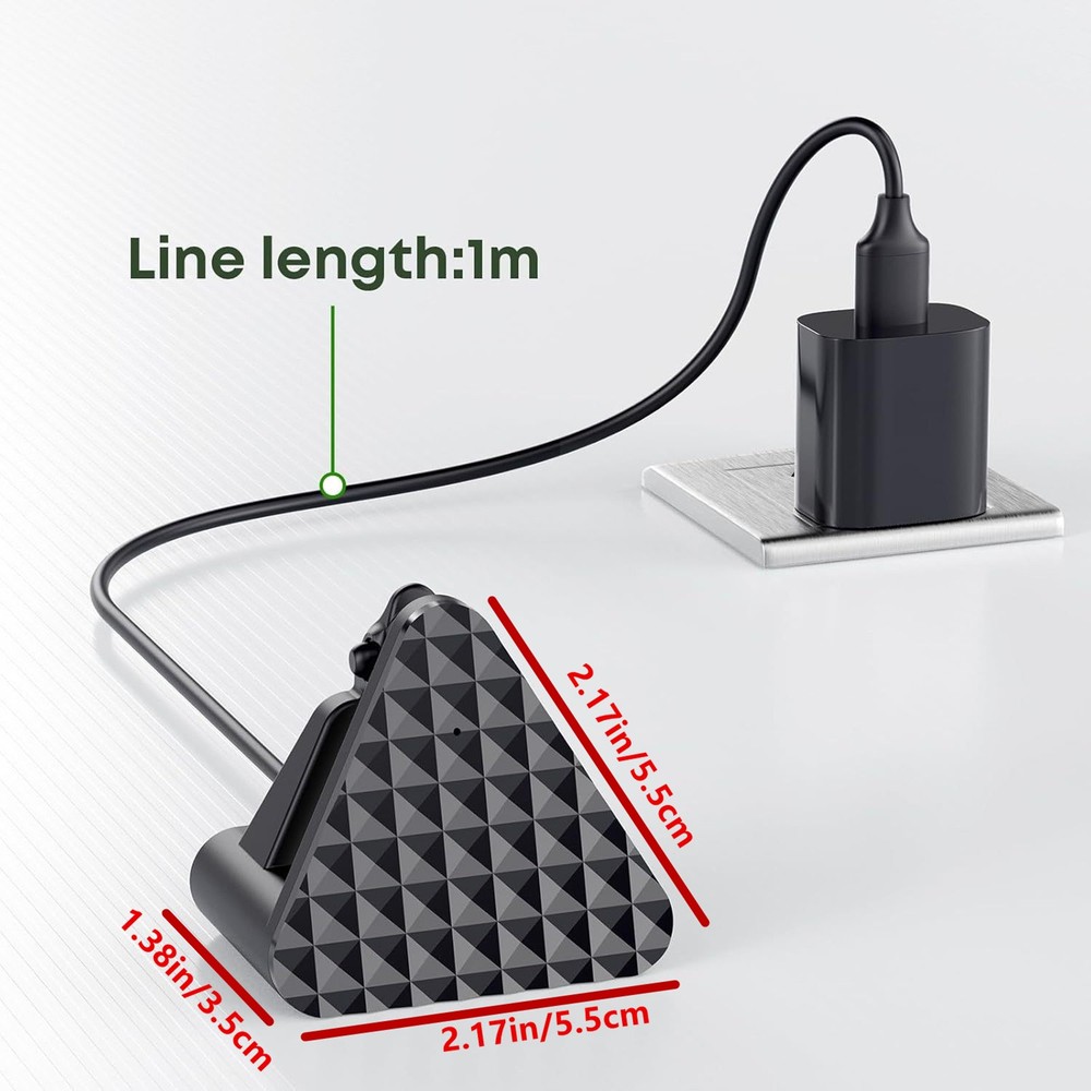 Smart Glasses Charging Dock Base with Indicator Lights and Sponge Protection
