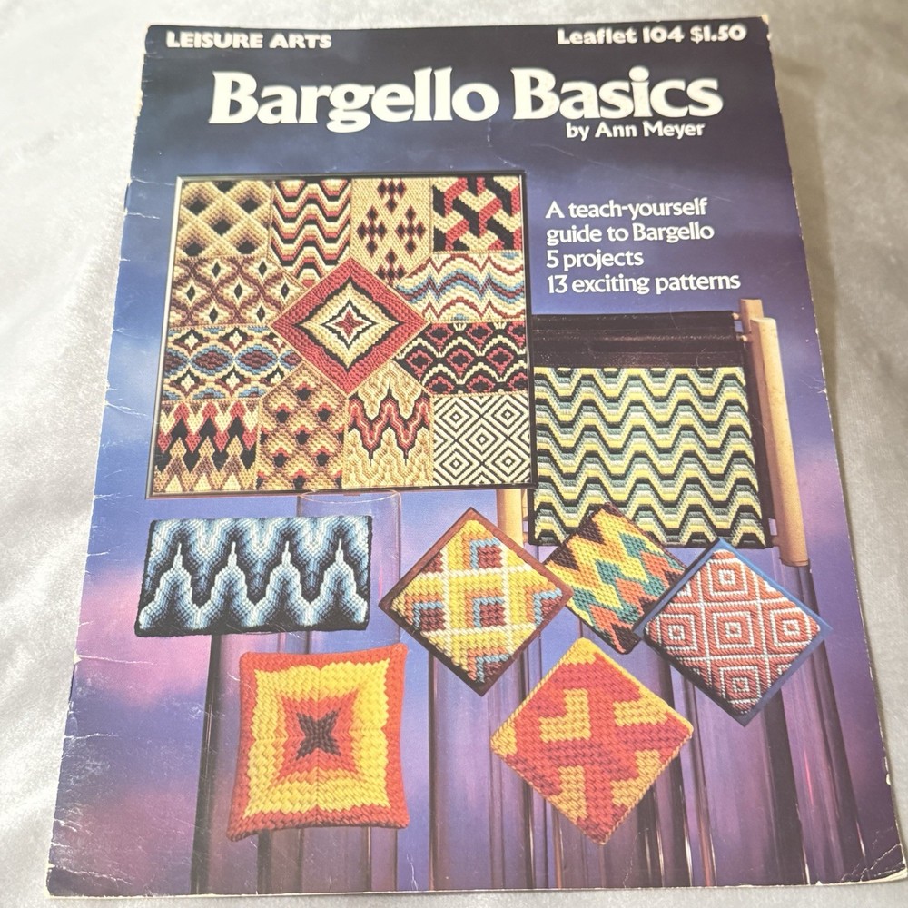 Bargello Basics 5 projects 13 patterns Florentine Work Ann Meyer FREE SHIPPING