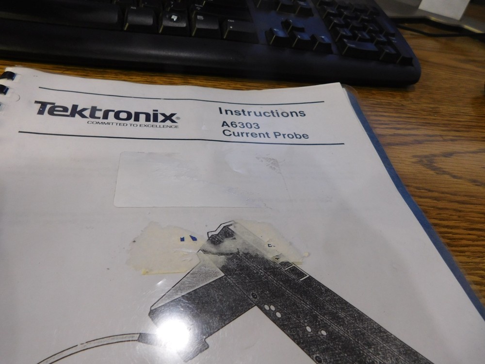 Tektronix Model: A6303 Current Probe with Manual
