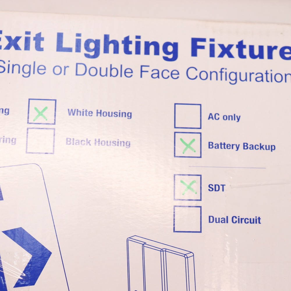 Beghelli LED Exit Sign Green VA4GSAAT