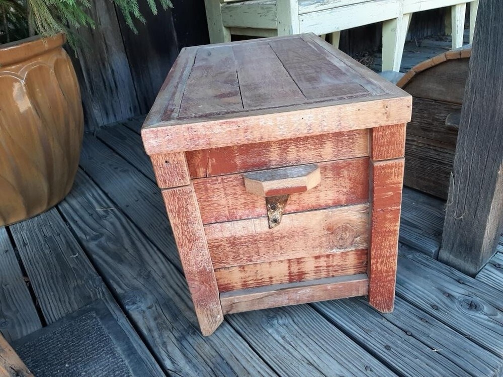 Faded Red Trunk/Chest