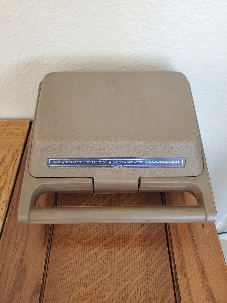 Heathkit IM-17 Utility Solid State Voltmeter In Case Vintage Test Equipment