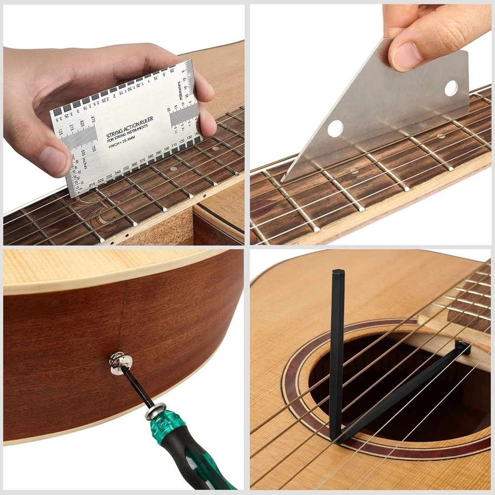 Guitar Maintenance Kit - Setup Tools for String Instruments