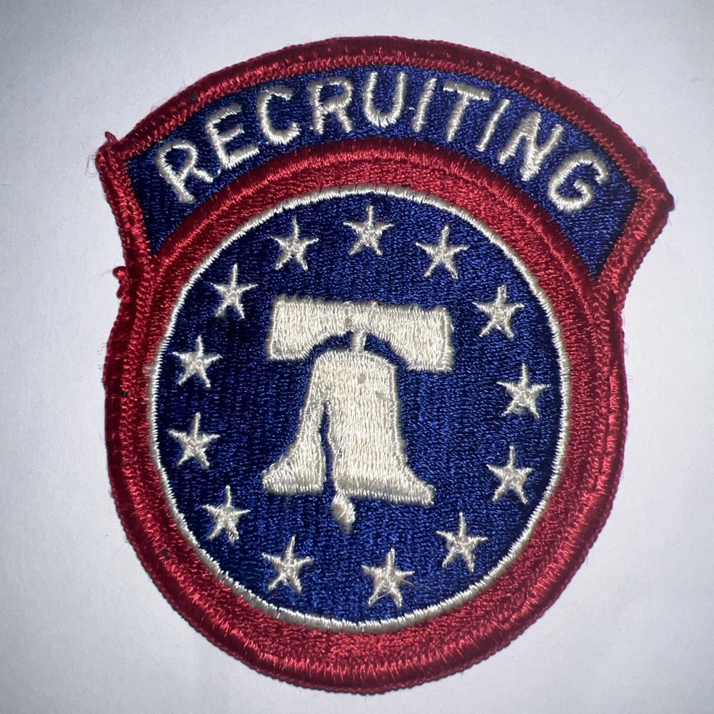 1970s 80s US Army Recruiting Command Patch