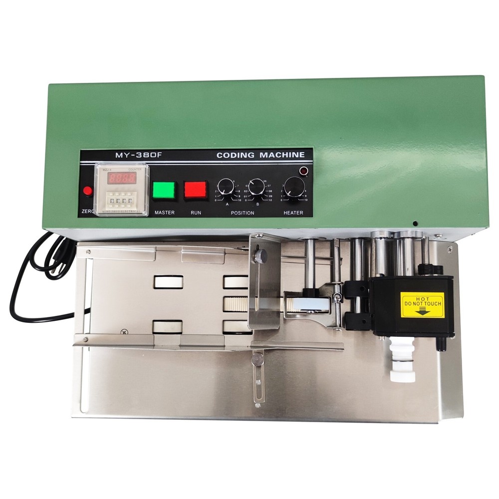110V MY-380F Solid Ink Continuous Coding Machine Plat Surface Coding Machine