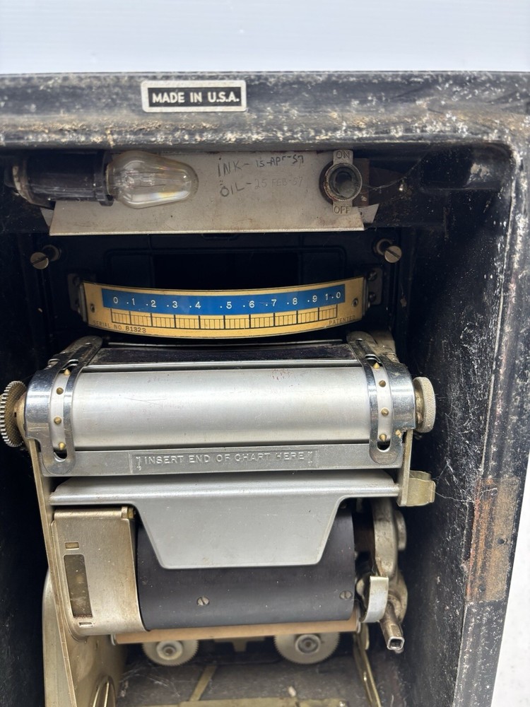 VINTAGE Esterline Angus Graphic Voltmeter Analog Recorder