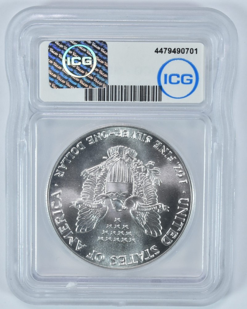 1986 American Silver Eagle MS69 ICG