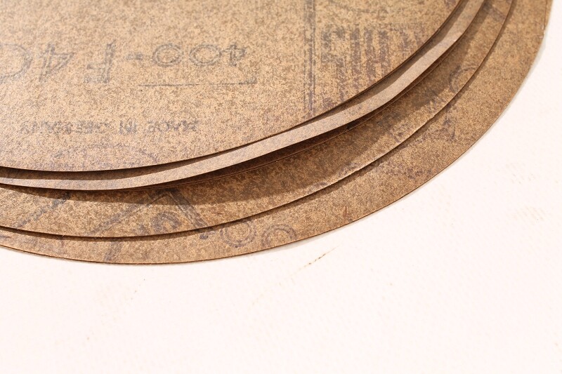 10 Sheets Sandpaper Sanding Discs 400 230mm Ø Round