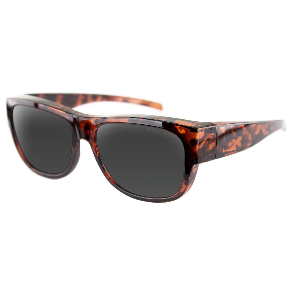 Bobster® Skimmer Gloss Brown Tortoise Frame Smoked Lens