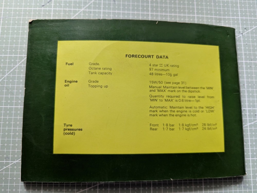 1979 Austin Maxi Handbook