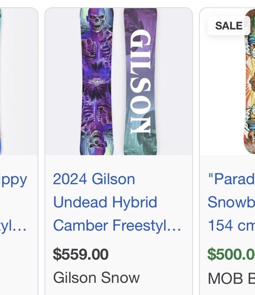 Gilson Undead 159cm Wide deck only