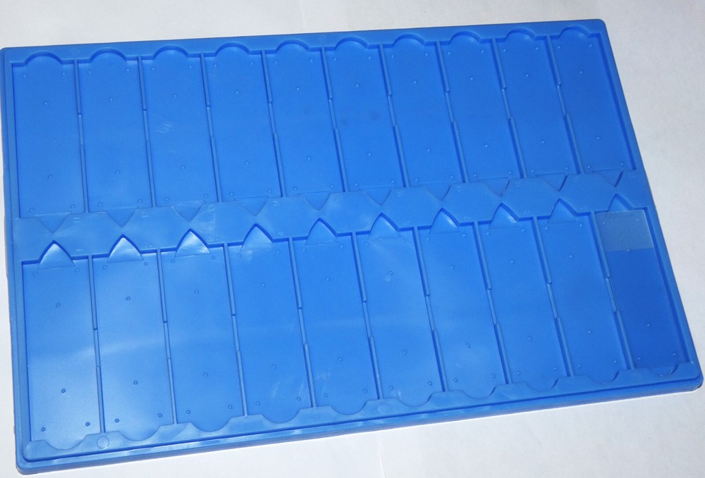 Microscope Slide Tray 20 Positions Horizontal Drying Storage of Prepared Slides