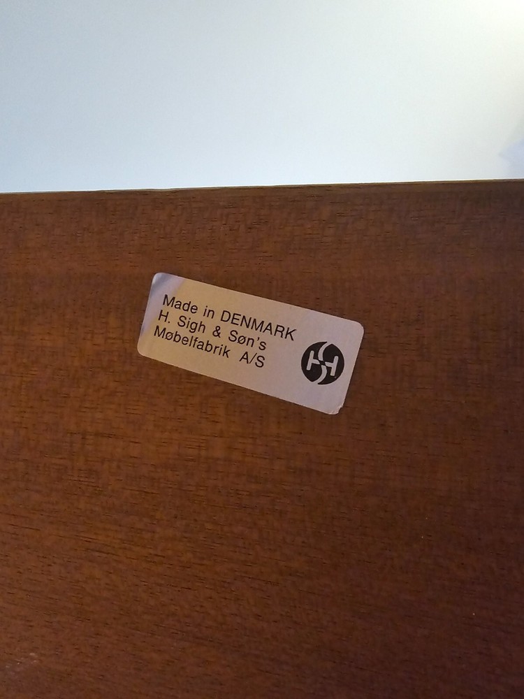 H. Sigh & Søns Mid Century Teak Adjustable Drafting Desk