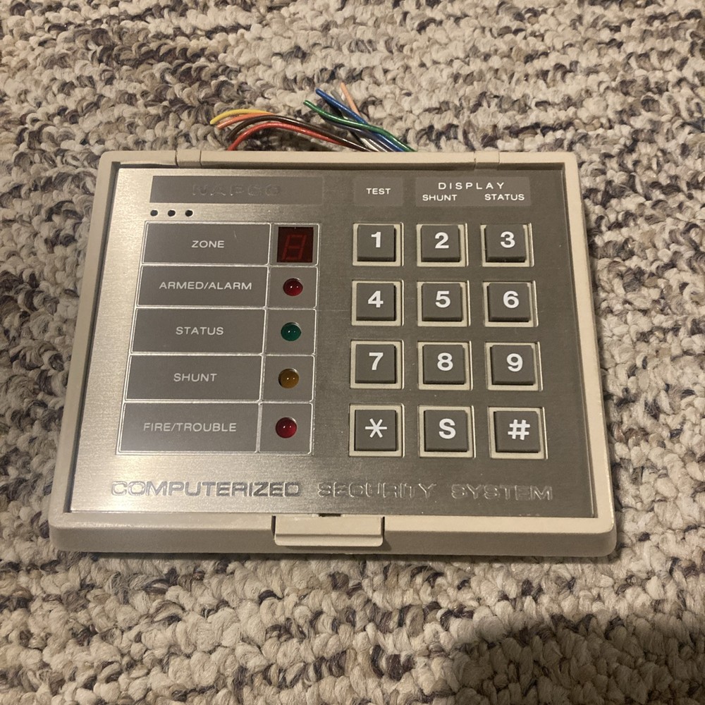 Napco  RP1009 Computerized Security System Keypad "VERY RARE".  Demo Kit