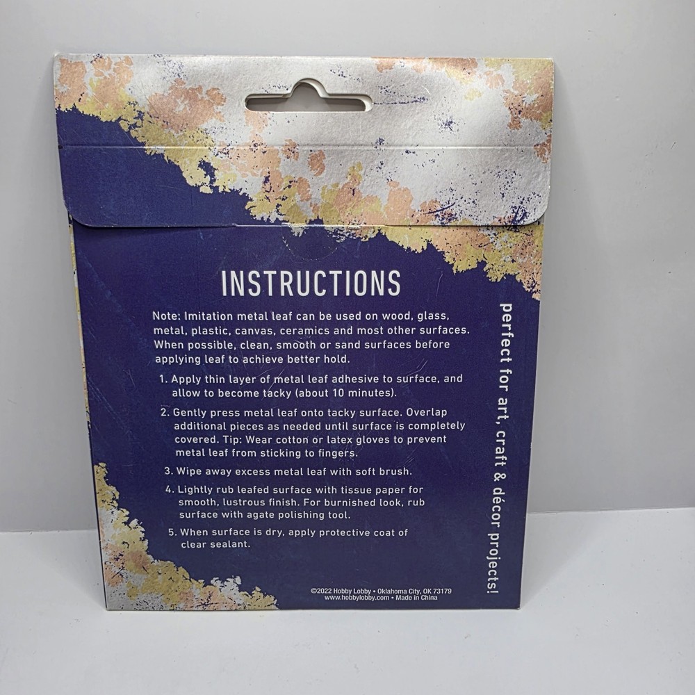 Creative Concepts Metal Leaf Flakes New