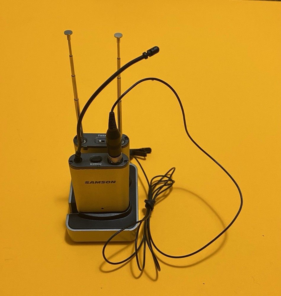 Samson AirLine Micro Wireless Camera Microphone System AL2 AR2 Untested