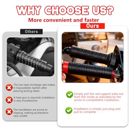 Universal Silicone Handlebar Grip Covers, Silicone Handlebar Grips for