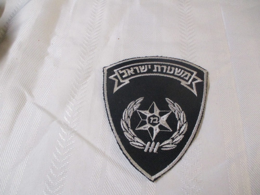 ISRAELI NATIONAL POLICE SHEILD SHAPED PATCH