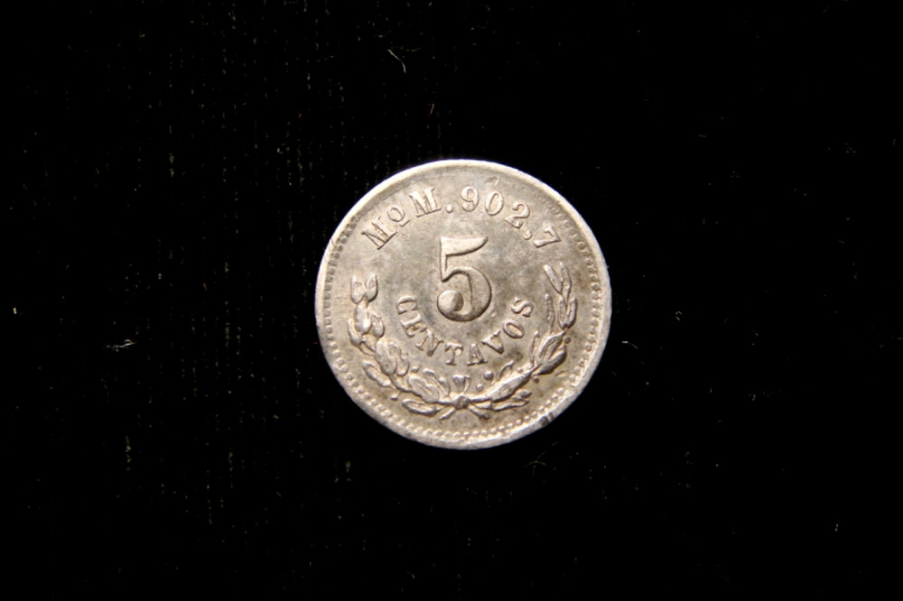 MEXICO. 5 CENTAVOS 1891 M. Mo.