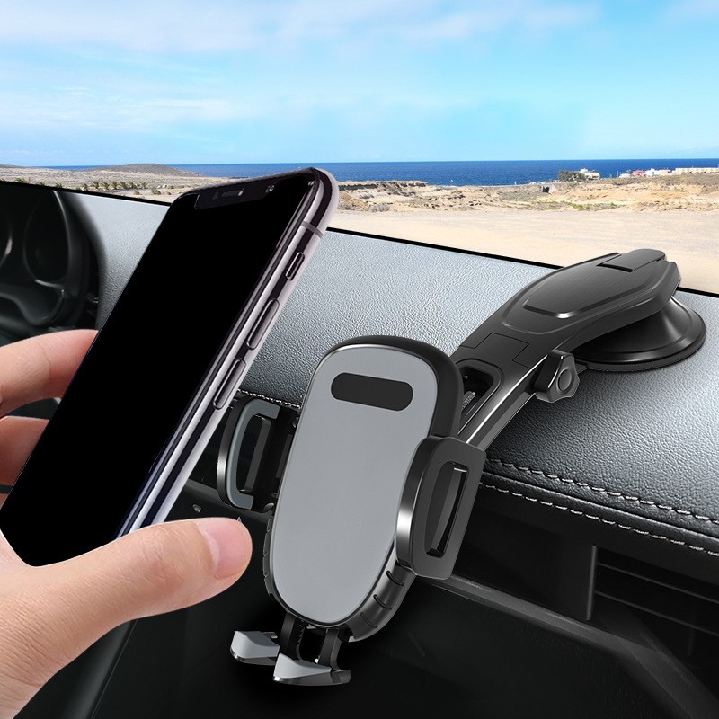 360° Rotatable Phone Mount Holder Car Dashboard Gravity Adjustable GPS Stand