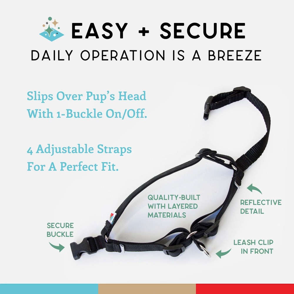 No Pull Dog Harness | Comfortable Training Harnesses | Effective No Pull Harn...