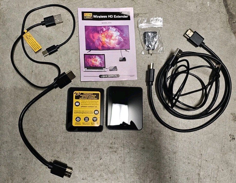 Wireless HDMI Transmitter Receiver Extender 1080P PC STB DVR CONSOLE Open Box