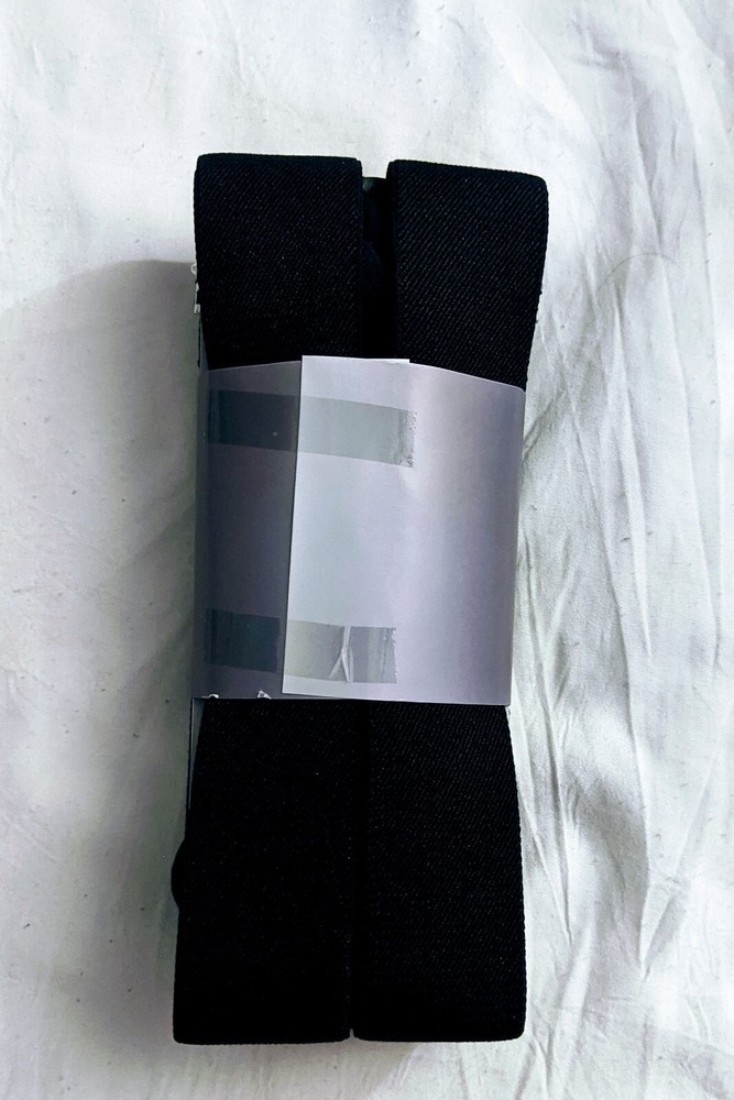 Mens Button End Suspenders 49 Inch by Grade Code (Black)