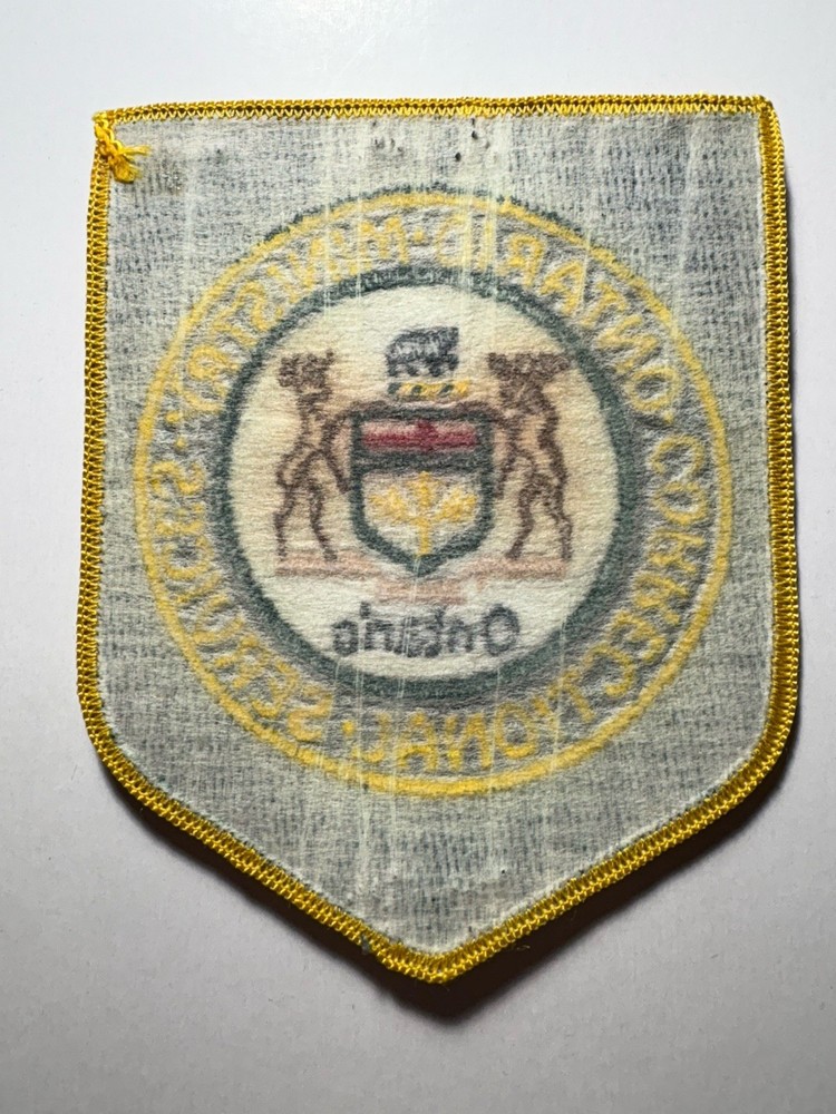 Ontario Ministry Correctional Service Patch