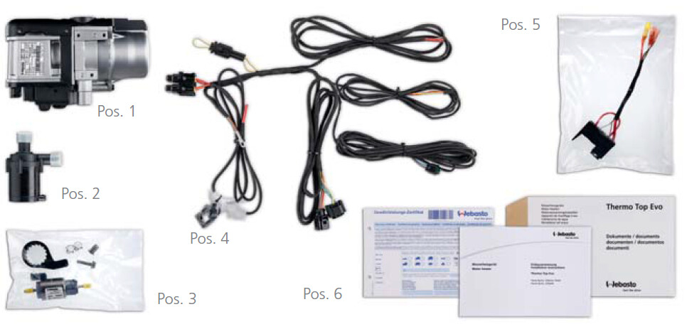 Webasto Standheizung Thermo Top Evo 4 Benzin Basic LU
