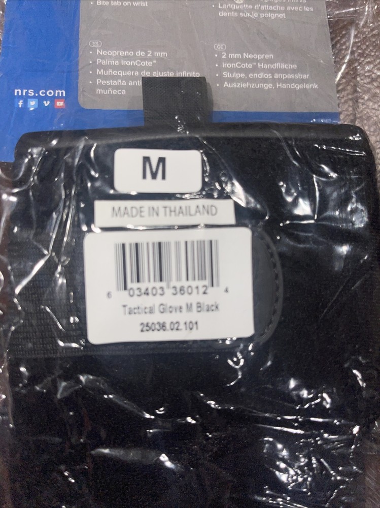 NRS Pro Tactical Gloves. Black size M