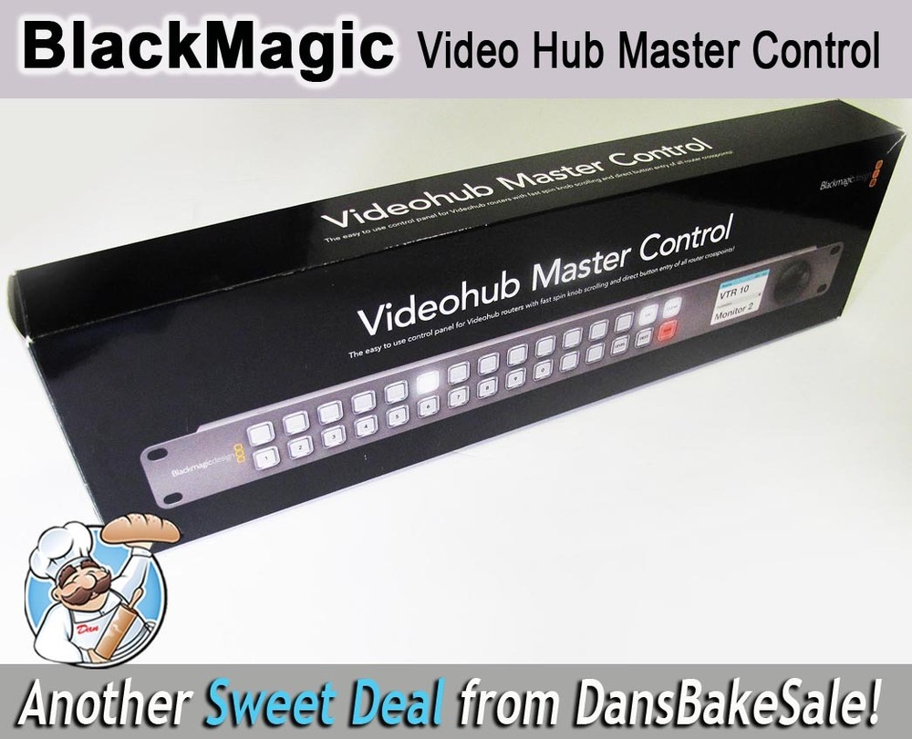 Blackmagic Design Video Hub Master Control Router VHUB/WMSTRCRL - Open Box