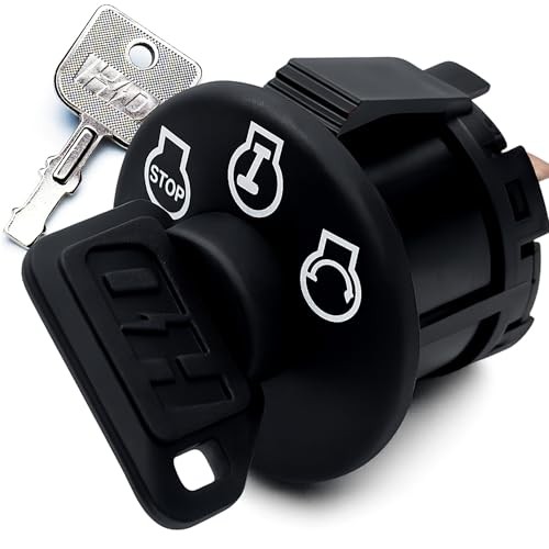 Starter Ignition Key Switch w/Protective Umbrella Key for Troy-Bilt Mustang