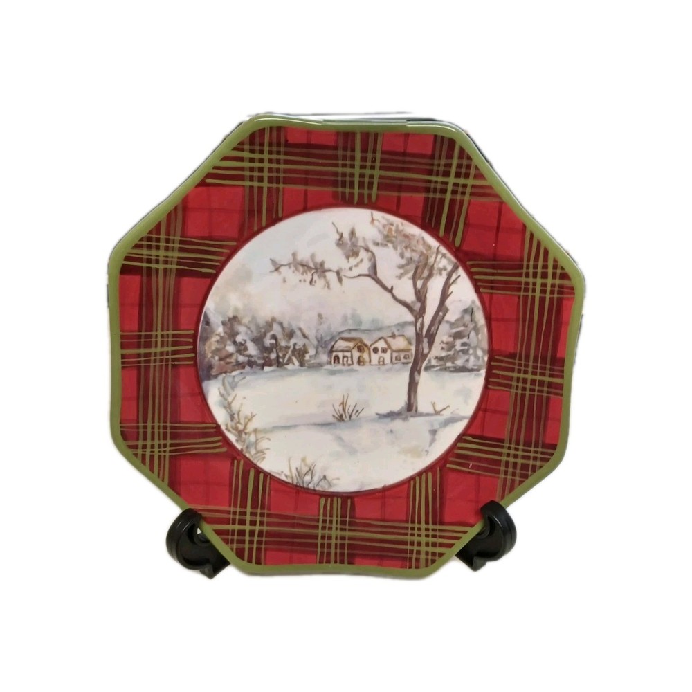 Wintery Design Plate
